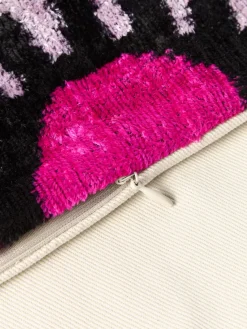 Les Ottomans Funda de cojín de terciopelo con estampado abstracto Velvety^ Cojines Decorativos|Mantas