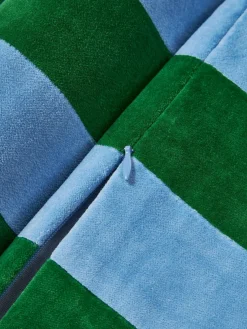 Westwing Collection Funda de cojín de terciopelo patchwork Remus^ Mantas|Cojines Decorativos