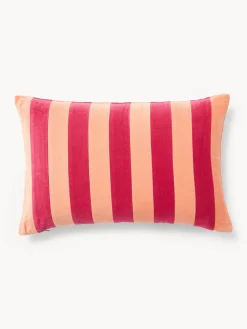 Westwing Collection Funda de cojín de terciopelo patchwork Remus^ Cojines Decorativos|Cojines Decorativos