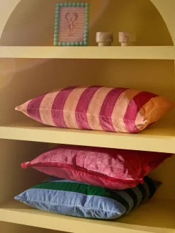 Westwing Collection Funda de cojín de terciopelo patchwork Remus^ Cojines Decorativos|Cojines Decorativos