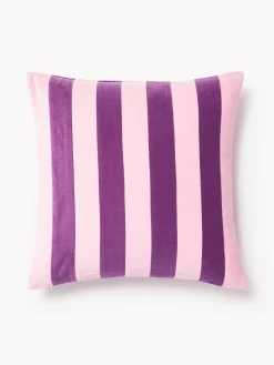 Westwing Collection Funda de cojín de terciopelo patchwork Remus