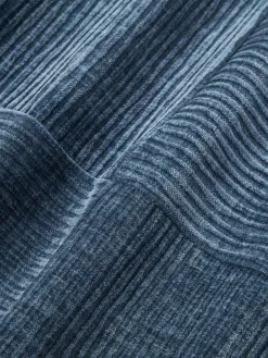 Westwing Collection Funda de cojín de terciopelo de estructura lineal fina Fiona^ Mantas|Cojines Decorativos