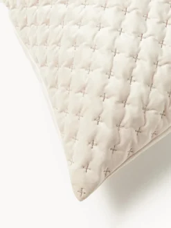 Westwing Collection Funda de cojín de terciopelo acolchada Riko