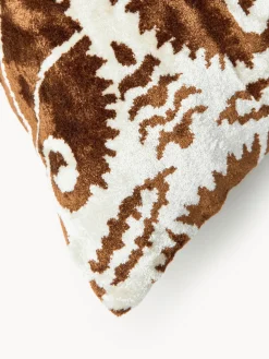 Westwing Collection Funda de cojín de viscosa estampada en tejido jacquard Hazel^ Cojines Decorativos|Mantas