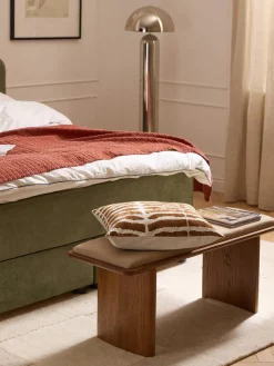 Westwing Collection Funda de cojín de viscosa estampada en tejido jacquard Dejan