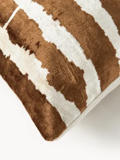 Westwing Collection Funda de cojín de viscosa estampada en tejido jacquard Dejan