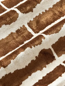 Westwing Collection Funda de cojín de viscosa estampada en tejido jacquard Dejan