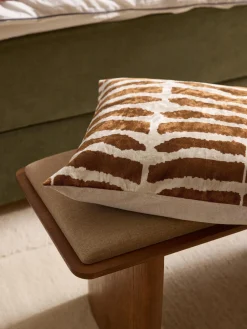 Westwing Collection Funda de cojín de viscosa estampada en tejido jacquard Dejan