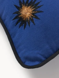 Les Ottomans Funda de cojín decorativo de algodón artesanal Velvety^ Cojines Decorativos|Mantas