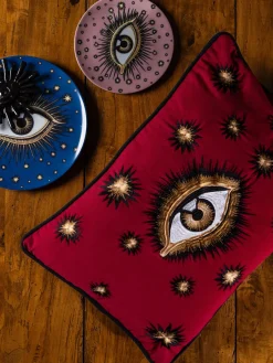 Les Ottomans Funda de cojín decorativo de algodón artesanal Velvety^ Cojines Decorativos|Mantas