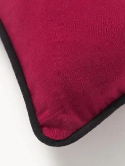 Les Ottomans Funda de cojín decorativo de algodón artesanal Velvety^ Cojines Decorativos|Mantas