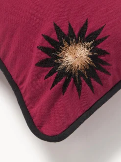 Les Ottomans Funda de cojín decorativo de algodón artesanal Velvety^ Cojines Decorativos|Mantas