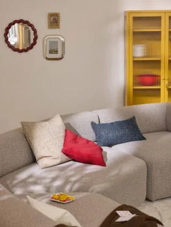 Westwing Collection Funda de cojín en bouclé Talea^ Mantas|Cojines Decorativos