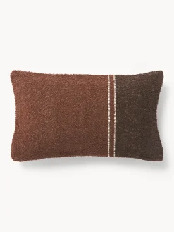 Westwing Collection Funda de cojín en tejido bouclé Lago