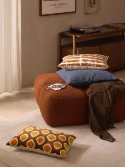 Westwing Collection Funda de cojín en tejido bouclé Bellamie