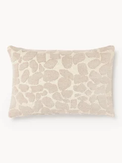 Westwing Collection Funda de cojín en tejido bouclé y chenilla Nenda