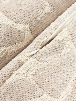 Westwing Collection Funda de cojín en tejido bouclé y chenilla Nenda