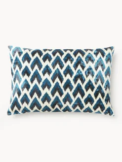 Westwing Collection Funda de cojín estampada de viscosa en tejido jacquard Heron^ Cojines Decorativos|Mantas