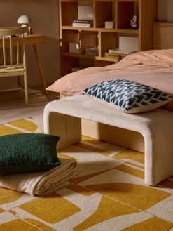 Westwing Collection Funda de cojín estampada de viscosa en tejido jacquard Heron^ Cojines Decorativos|Mantas