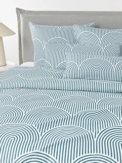 Westwing Collection Funda nórdica de algodón Arcs