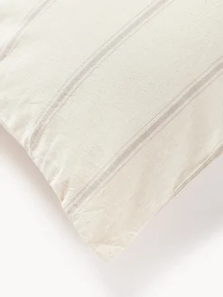 Westwing Collection Funda nórdica de algodón lavado a rayas Caspian^ Fundas Nórdicas|Mantas