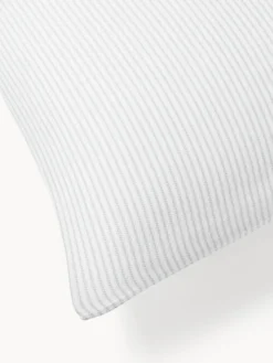 Westwing Collection Funda nórdica de franela con rayas finas Javon^ Fundas Nórdicas|Mantas