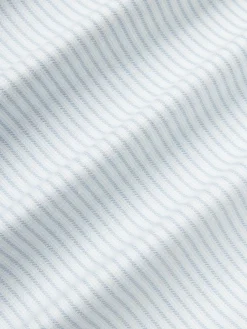 Westwing Collection Funda nórdica de franela con rayas finas Javon