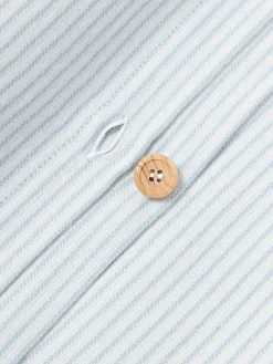 Westwing Collection Funda nórdica de franela con rayas finas Javon