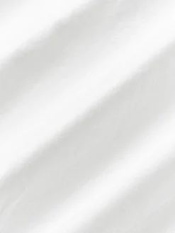 Westwing Collection Funda nórdica de percal con decoración de penachos Madeline