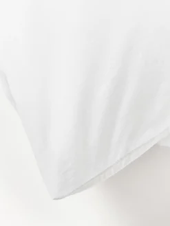 Westwing Collection Funda nórdica de percal con decoración de penachos Madeline