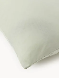 Westwing Collection Funda nórdica de percal de algodón lavado Leonora