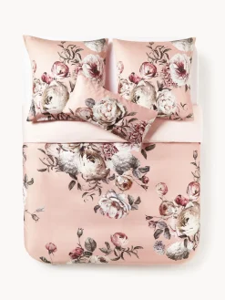 Westwing Collection Funda nórdica de satén Blossom^ Mantas|Fundas Nórdicas