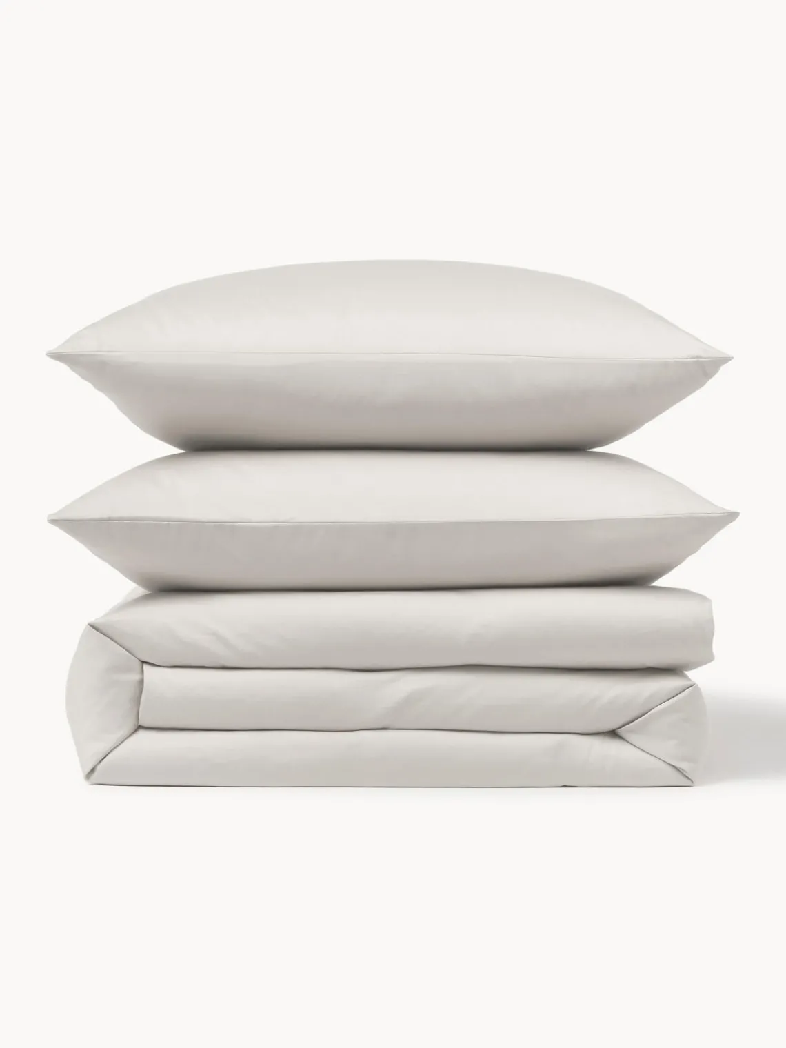 Westwing Collection Funda nórdica de satén Comfort^ Mantas|Fundas Nórdicas