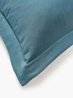 Westwing Collection Funda nórdica de satén con estampado floral Sakura