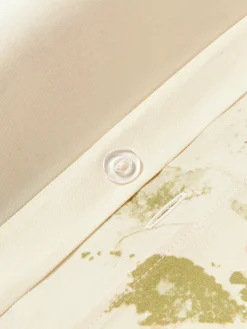 Westwing Collection Funda nórdica de satén estampado Anthea