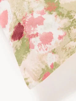 Westwing Collection Funda nórdica de satén estampado Anthea