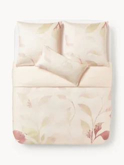 Westwing Collection Funda nórdica de satén estampado Marino^ Mantas|Fundas Nórdicas