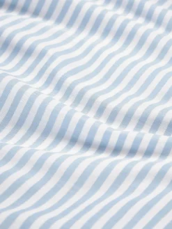 Westwing Collection Funda nórdica doble cara de algodón a rayas Lorena