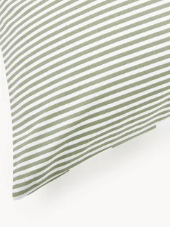 Westwing Collection Funda nórdica doble cara de algodón a rayas Lorena^ Mantas