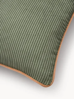 Westwing Collection Fundas de cojines de terciopelo texturizado Carter, 2 uds.^ Mantas|Cojines Decorativos