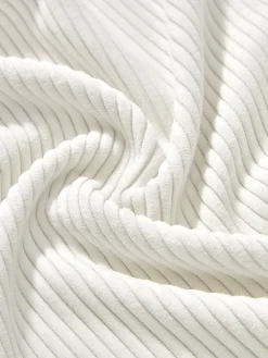 Westwing Collection Fundas de cojines de terciopelo texturizado Carter, 2 uds.