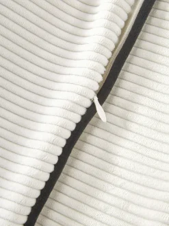 Westwing Collection Fundas de cojines de terciopelo texturizado Carter, 2 uds.