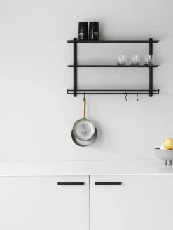 Gejst Ganchos de acero Nivo, 3 uds.^ Percheros De Pared