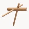 Normann Copenhagen Ganchos de pared de madera Sticks, 2 uds.