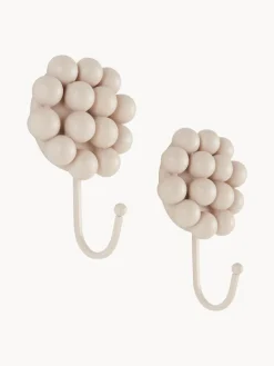 Jotex Ganchos de pared de porcelana Benevento, 2 uds.