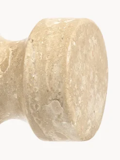 Westwing Collection Ganchos de pared de travertino Disa, 2 uds.^ Percheros De Pared