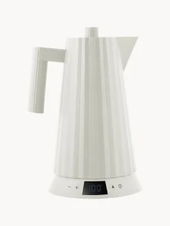 ALESSI Hervidor con control de temperatura Plissé, 1,7 L^ Hervidores Eléctricos