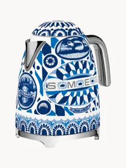 Smeg Hervidor Dolce & Gabbana - Blu Mediterraneo, 1,7 L^ Hervidores Eléctricos
