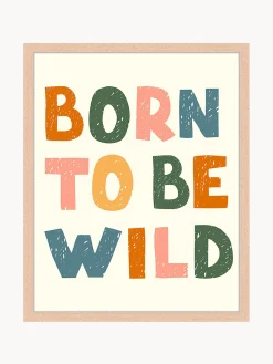 Niños Any Image Impresión digital enmarcada Born to Be Wild