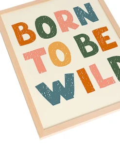 Niños Any Image Impresión digital enmarcada Born to Be Wild